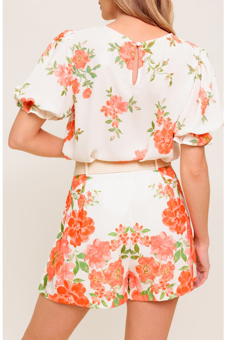 Short Sleeve Woven Top, Alternate, color, IVORY