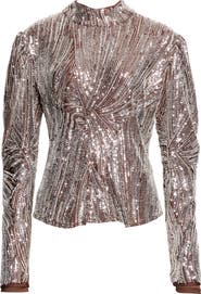 Rabanne Sequin & Bead Embellished Top
