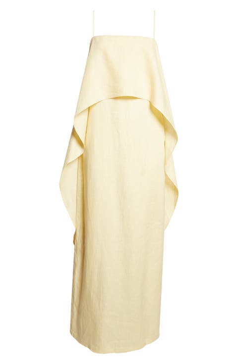 Valencia Linen Maxi Dress
