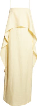 STAUD Valencia Linen Maxi Dress