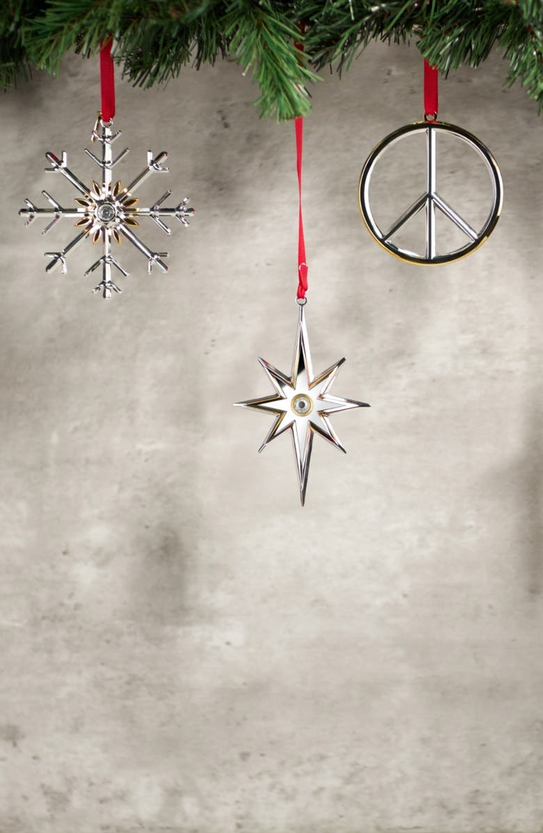 Nambé North Star Ornament, Alternate, color, Silver
