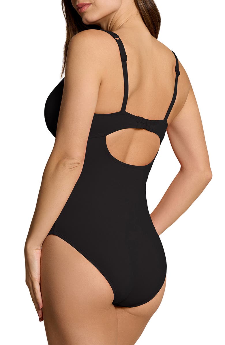 JANTZEN Solid Bess One-Piece Swimsuit, Alternate, color,