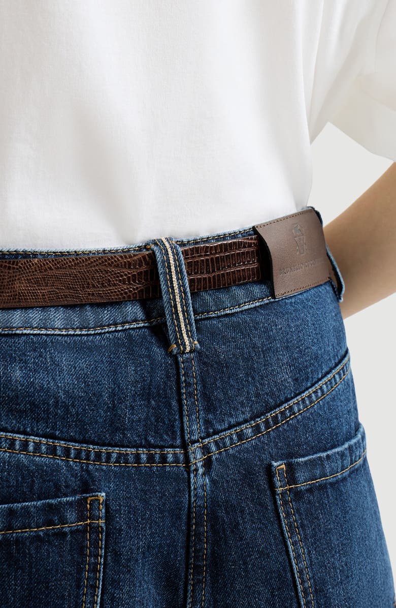 Brunello Cucinelli Authentic denim trousers, Alternate, color, Dark Denim