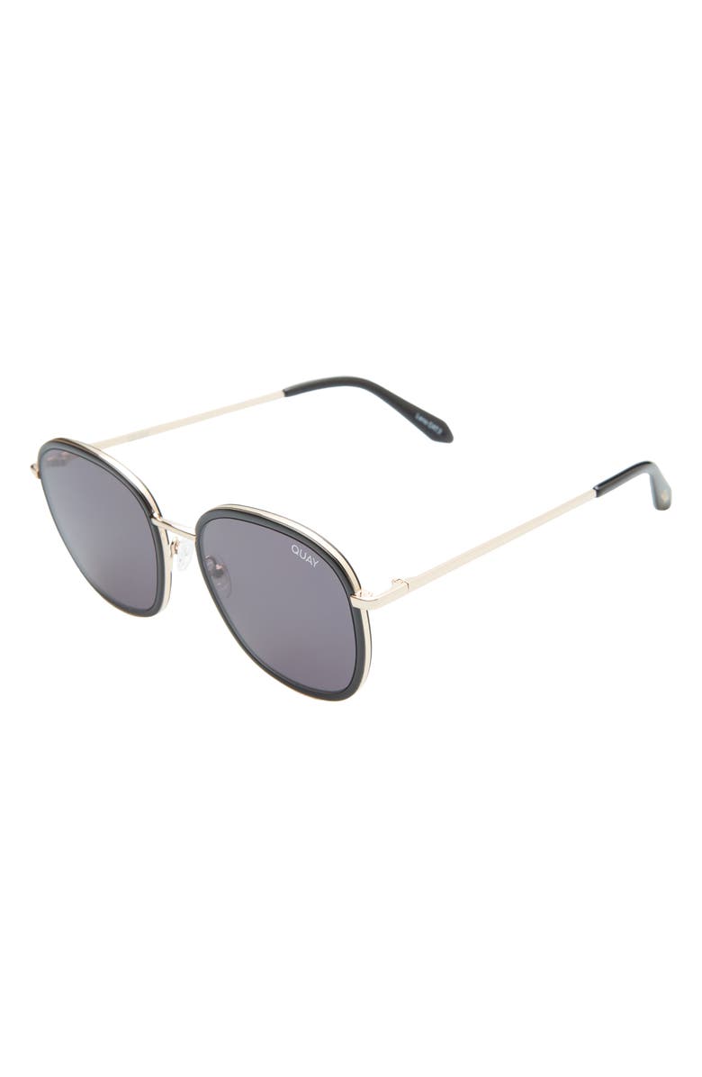 QUAY Jezabell Inlay 56mm Round Sunglasses, Alternate, color,