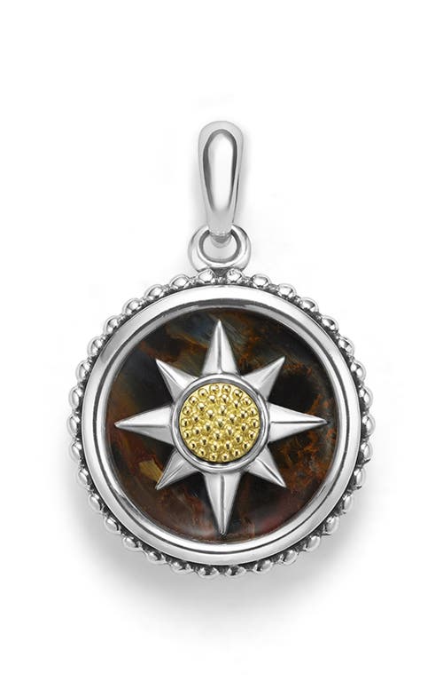 Lagos Anthem Small Pietersite Sunburst Amulet