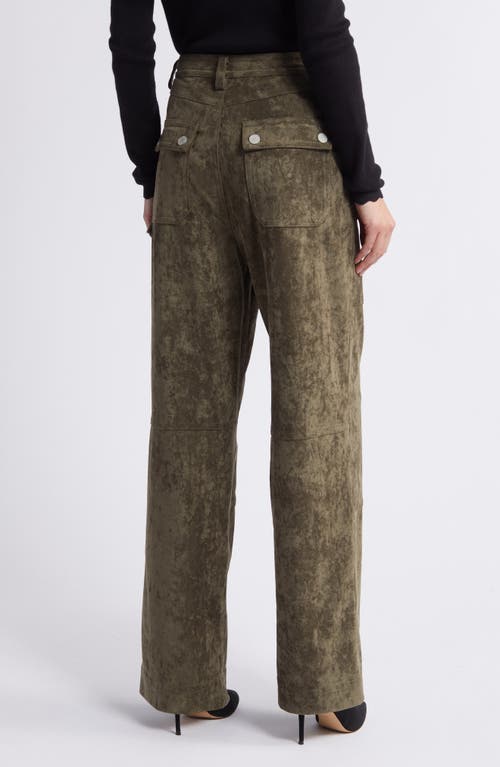 Blanknyc Franklin Rib Cage Faux Suede Carpenter Pants