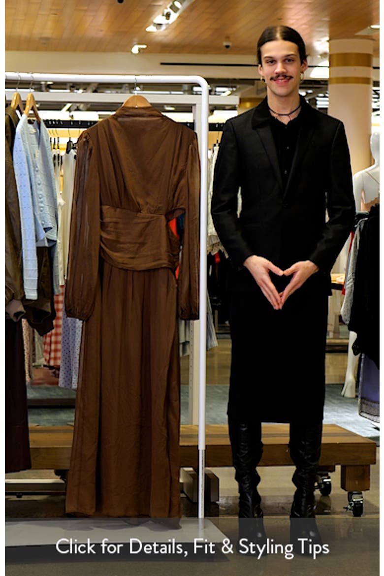 Neveah Long Sleeve Maxi Dress video