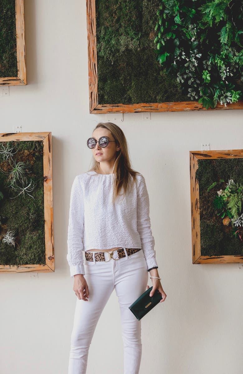 RUESPARI Wild Thing Oversize Clasp Stretch Belt, Alternate, color, 