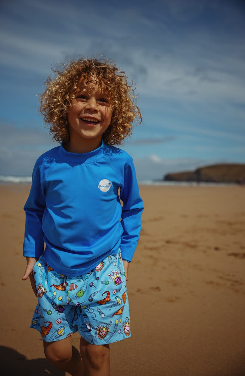 Boardies Kids' Zoom Balls Swim Trunks, Alternate, color, Blue