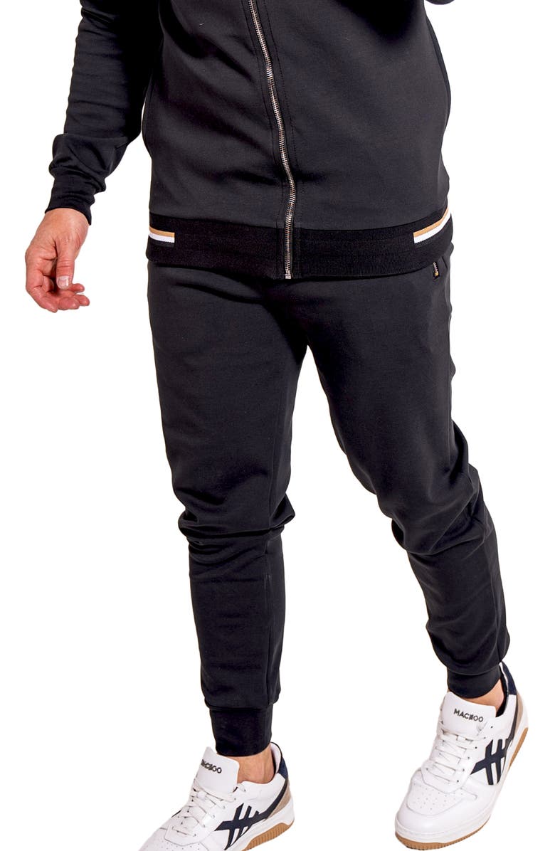 Maceoo Modish82 Black Joggers, Alternate, color, Black