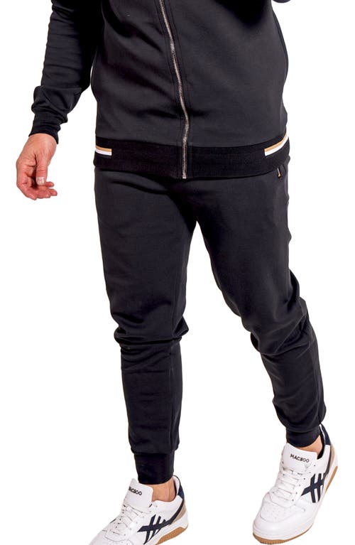 Maceoo Modish82 Black Joggers In Black