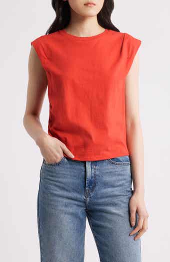 Mica Gathered Muscle Tee