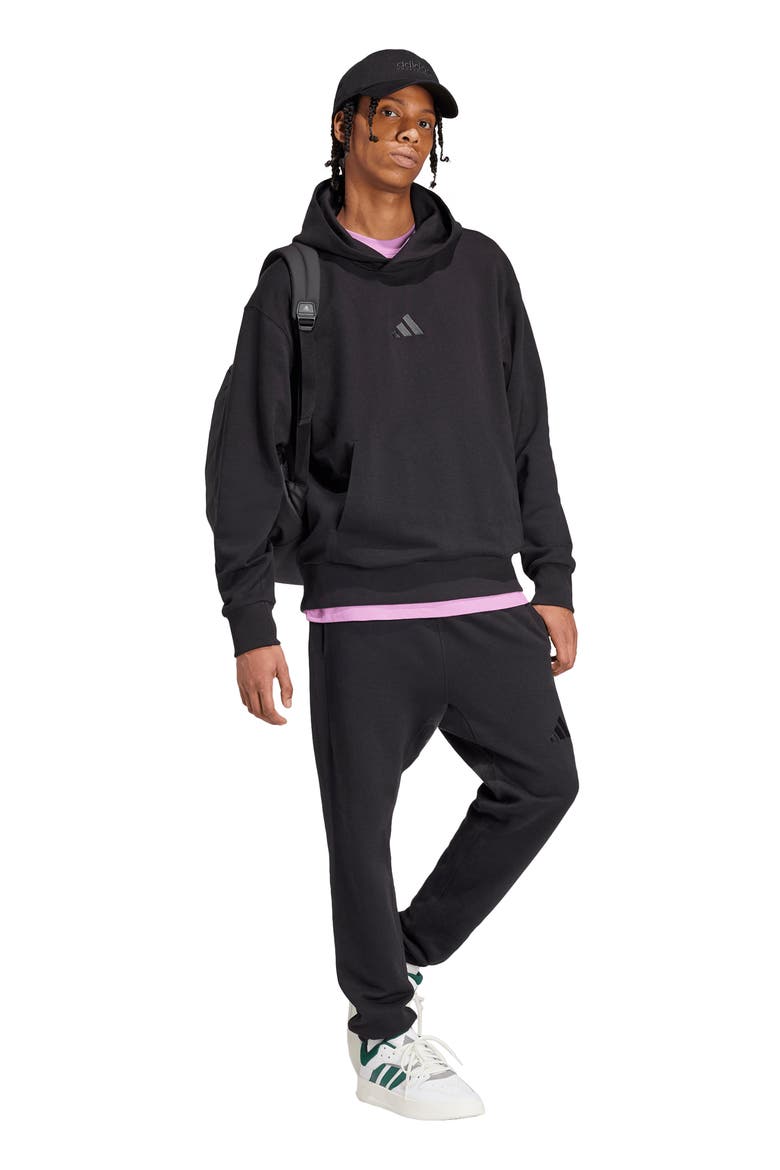 SZN French Terry Relaxed Fit Pants, Alternate, color, BLACK