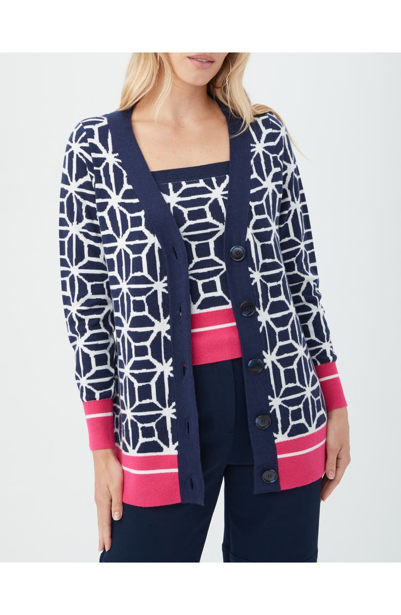 Trina Turk South Bay Cardigan, Main, color, Multi
