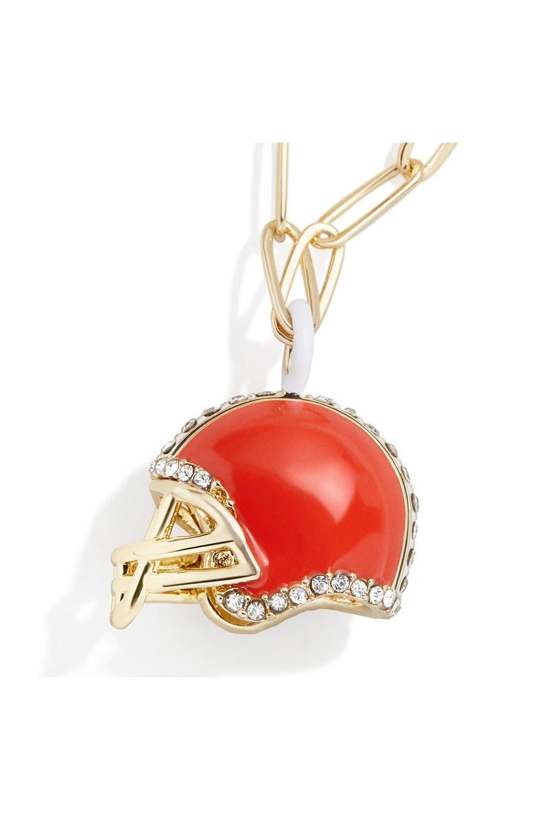 BaubleBar Women's BaubleBar Cleveland Browns Helmet Charm Necklace, Main, color, 
