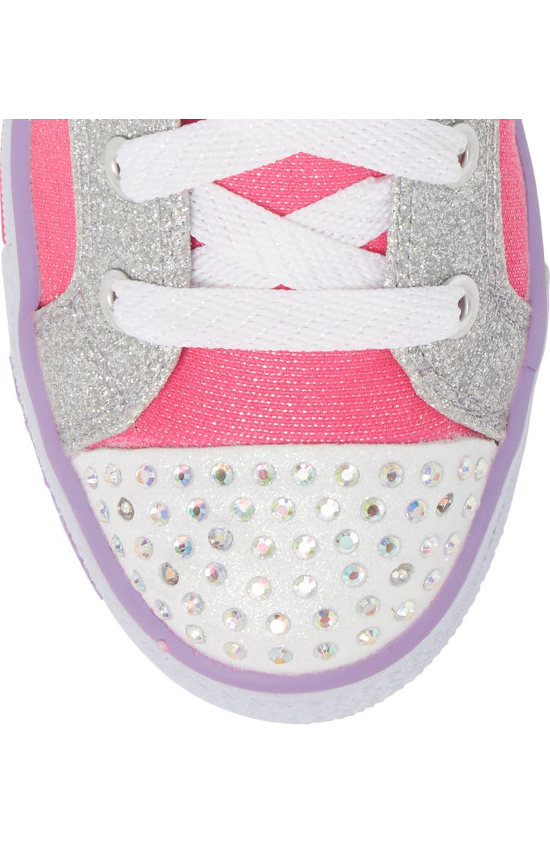 SKECHERS Twinkle Toes Shuffles Wonder Wings Light-Up High Top Sneaker, Alternate, color,