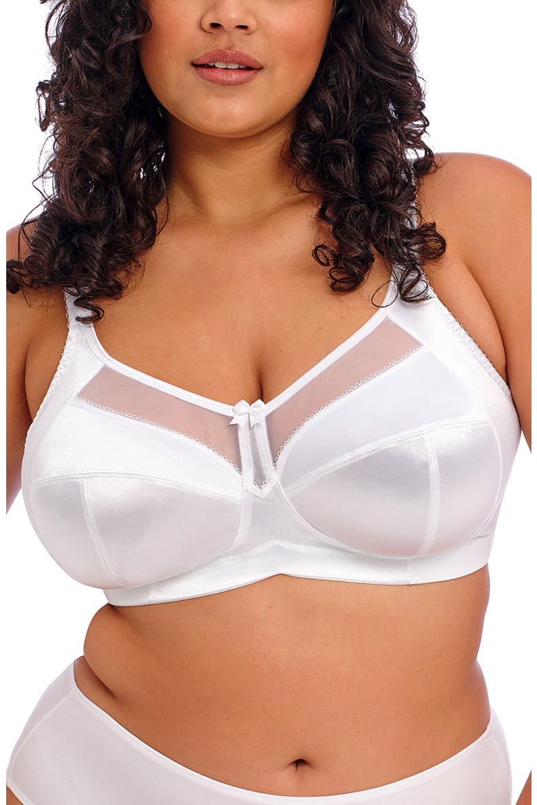Keira Full Figure Soft Cup Bra, Main, color, WHITE