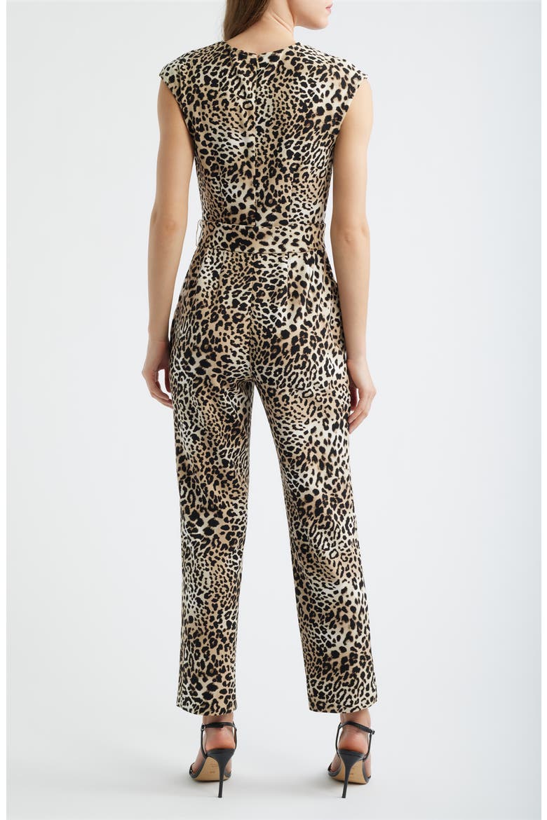 Extended Shoulder Straight Leg Jumpsuit, Alternate, color, ANNE BLACK MULTI