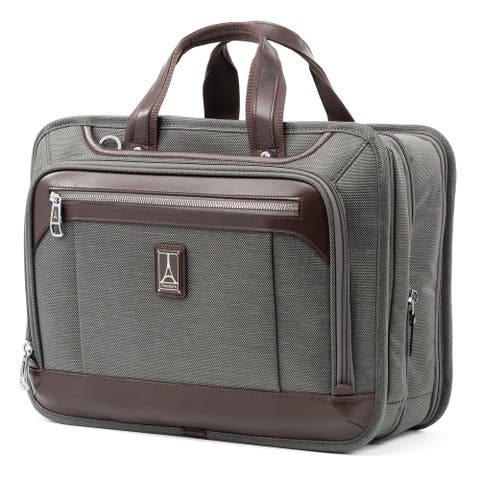 Platinum Elite Expandable Business Laptop Briefcase, Fits up to 15.6" Laptop