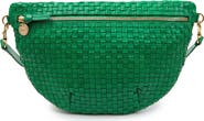 Clare V. Grande Woven Leather Belt Bag