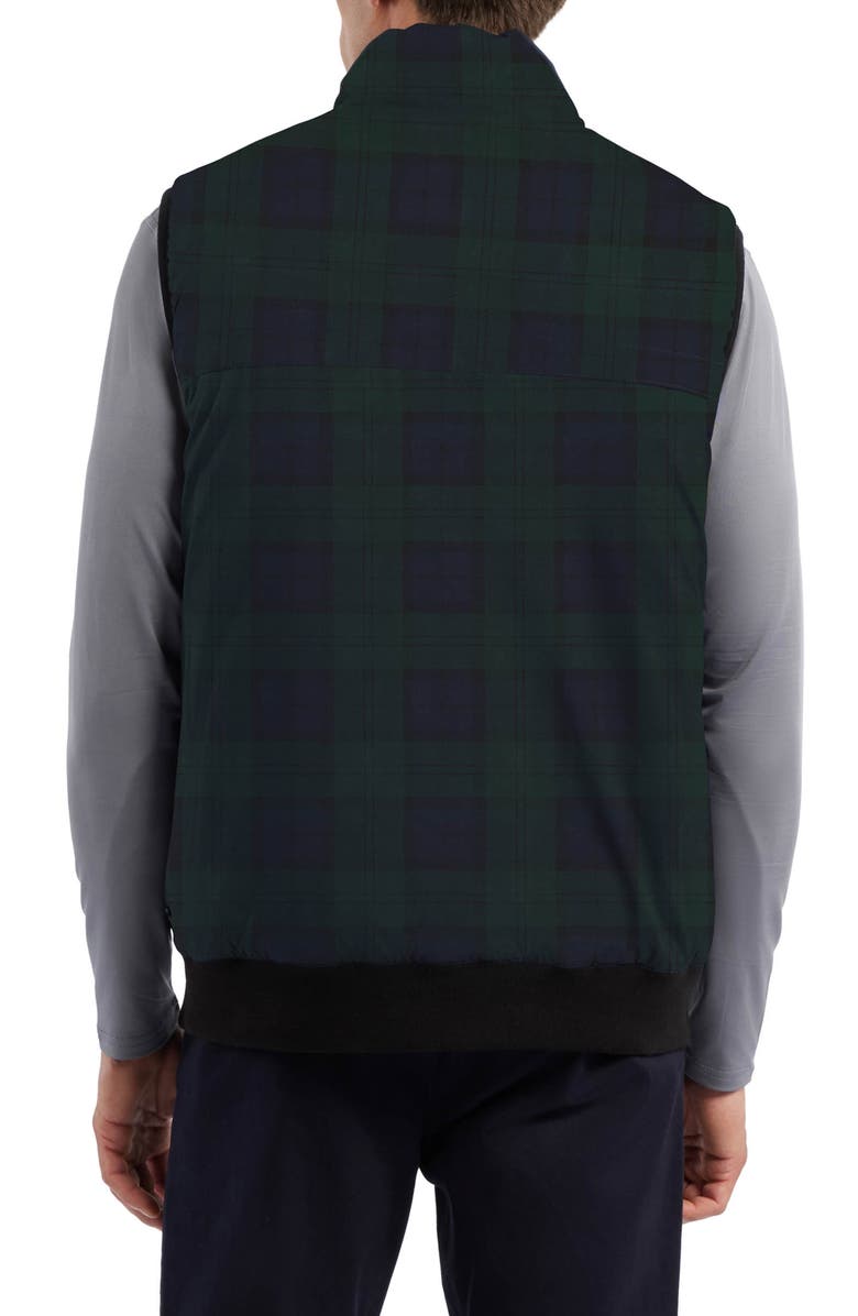 Hunter Stan Reversible Water Repellent Quilted Puffer Vest, Alternate, color, Night Sky/ Black