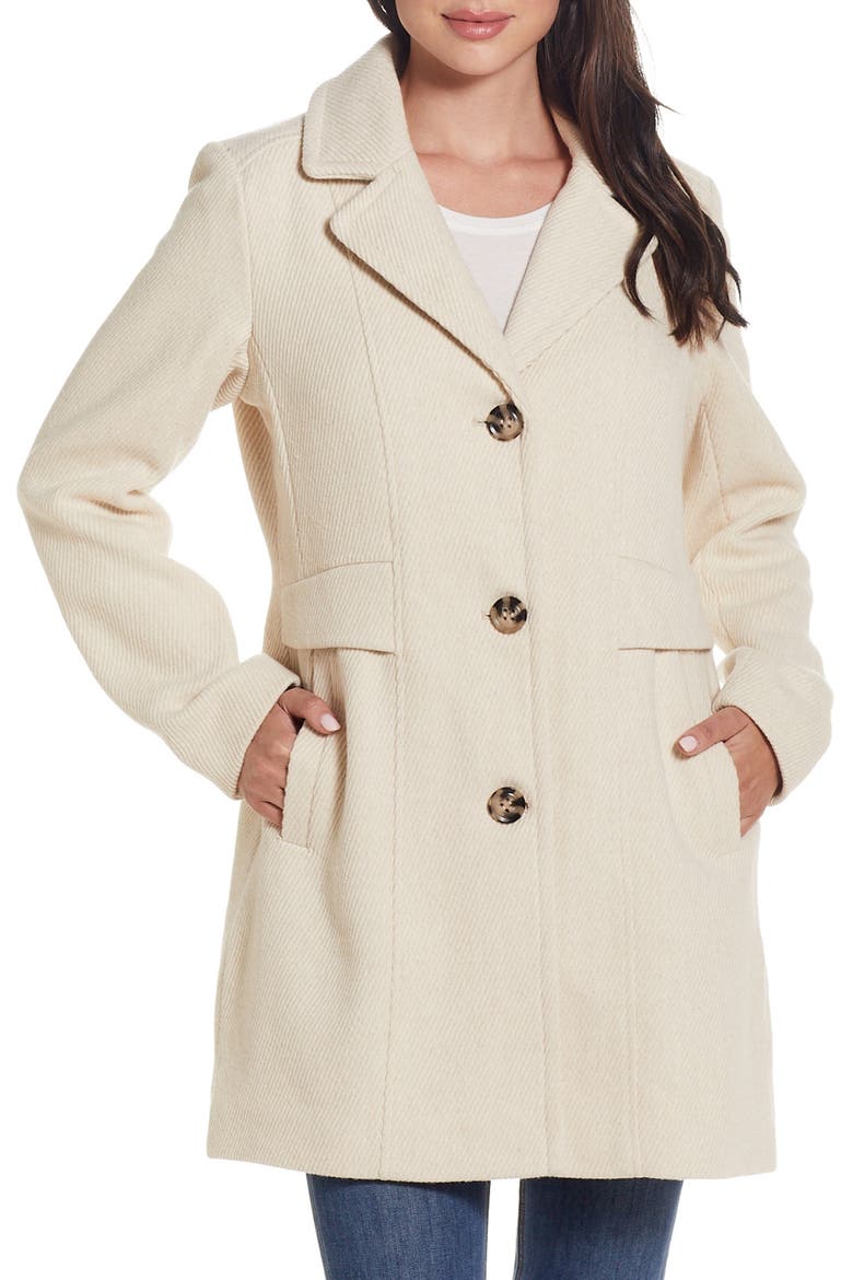 A-Line Coat, Main, color, CREAM