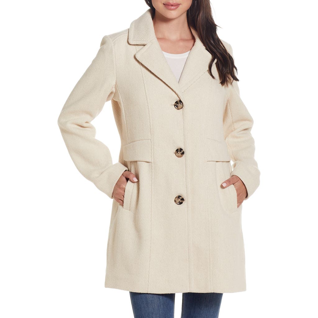 Gallery A-Line Coat in Cream  product