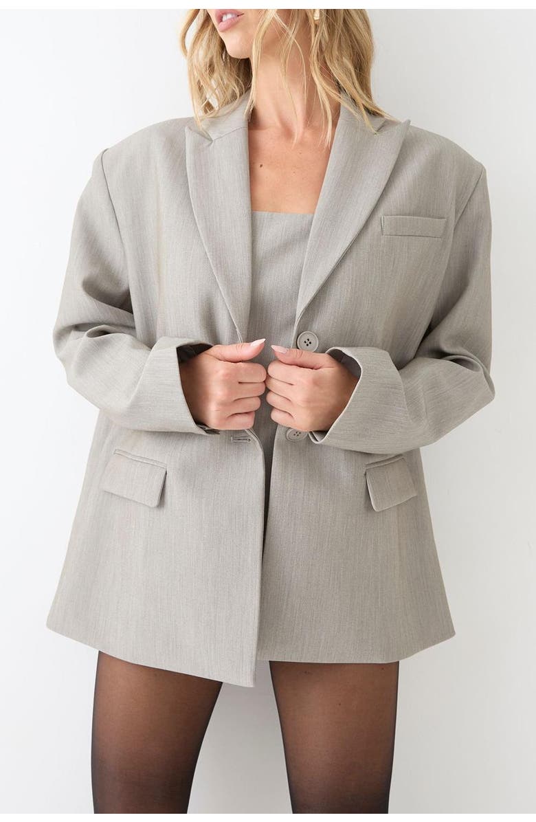 MissPap Premium Masculine Blazer, Alternate, color, Grey
