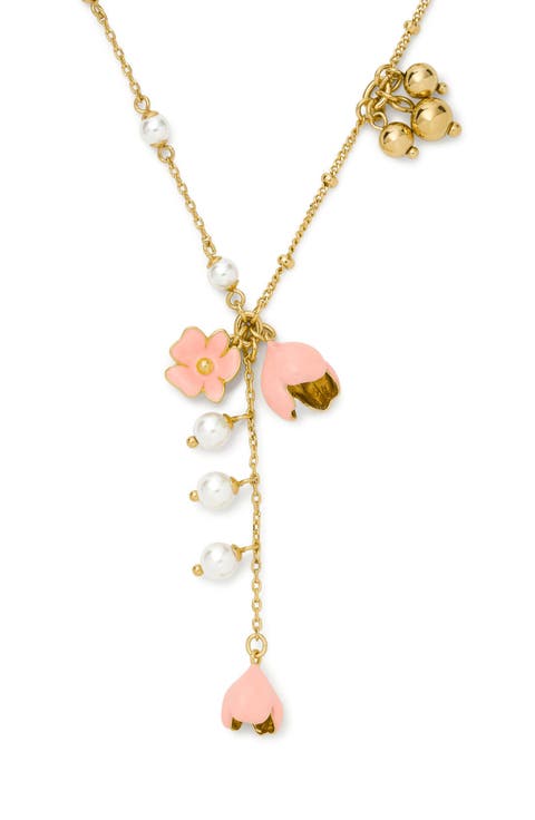golden bloom y-necklace