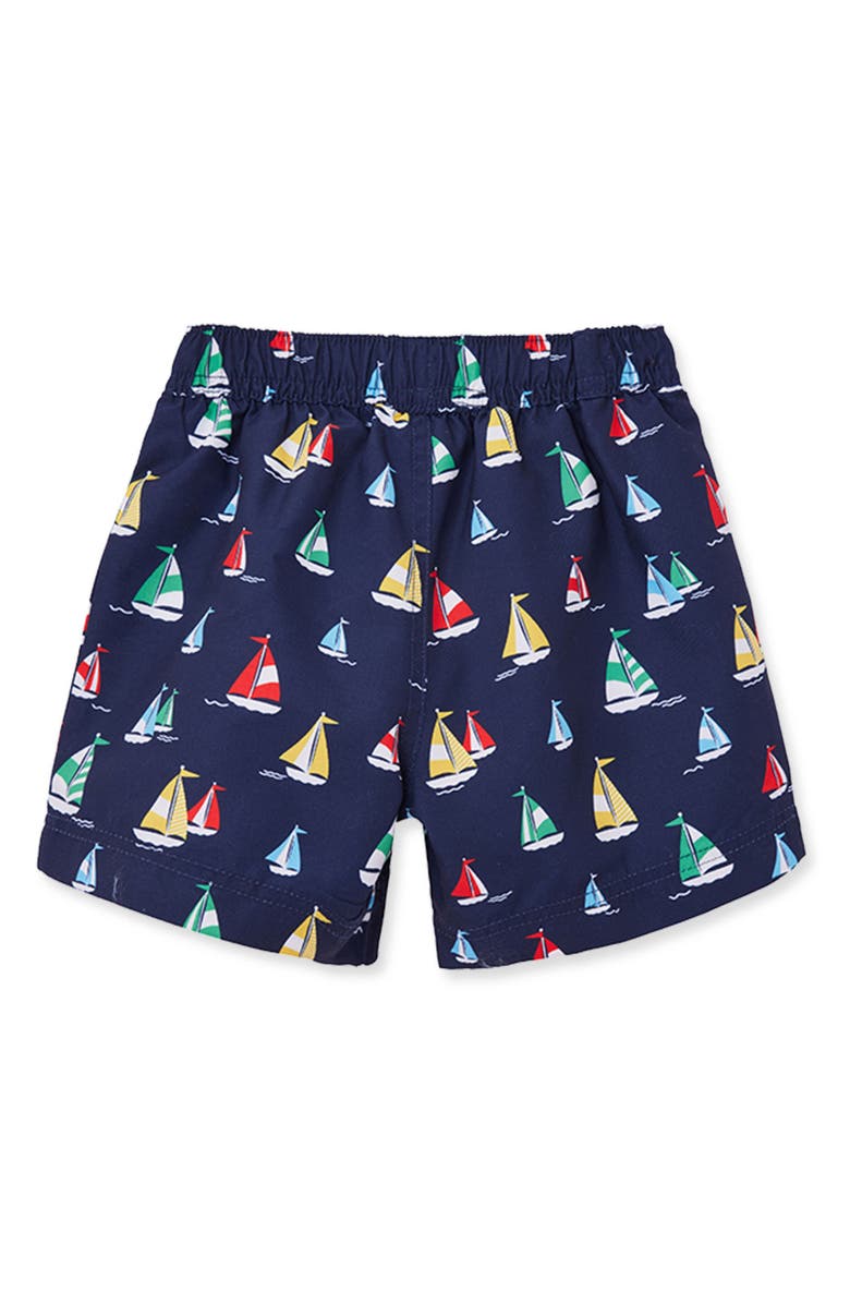 Little Me Kids' Boat Swim Trunks, Alternate, color, 