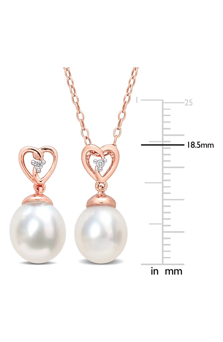 DELMAR South Sea Cultured Freshwater Pearl Pendant Necklace, Alternate, color, White