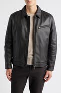 Canali Leather Jacket