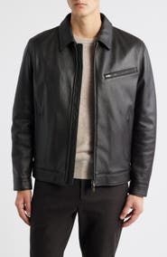 Canali Leather Jacket