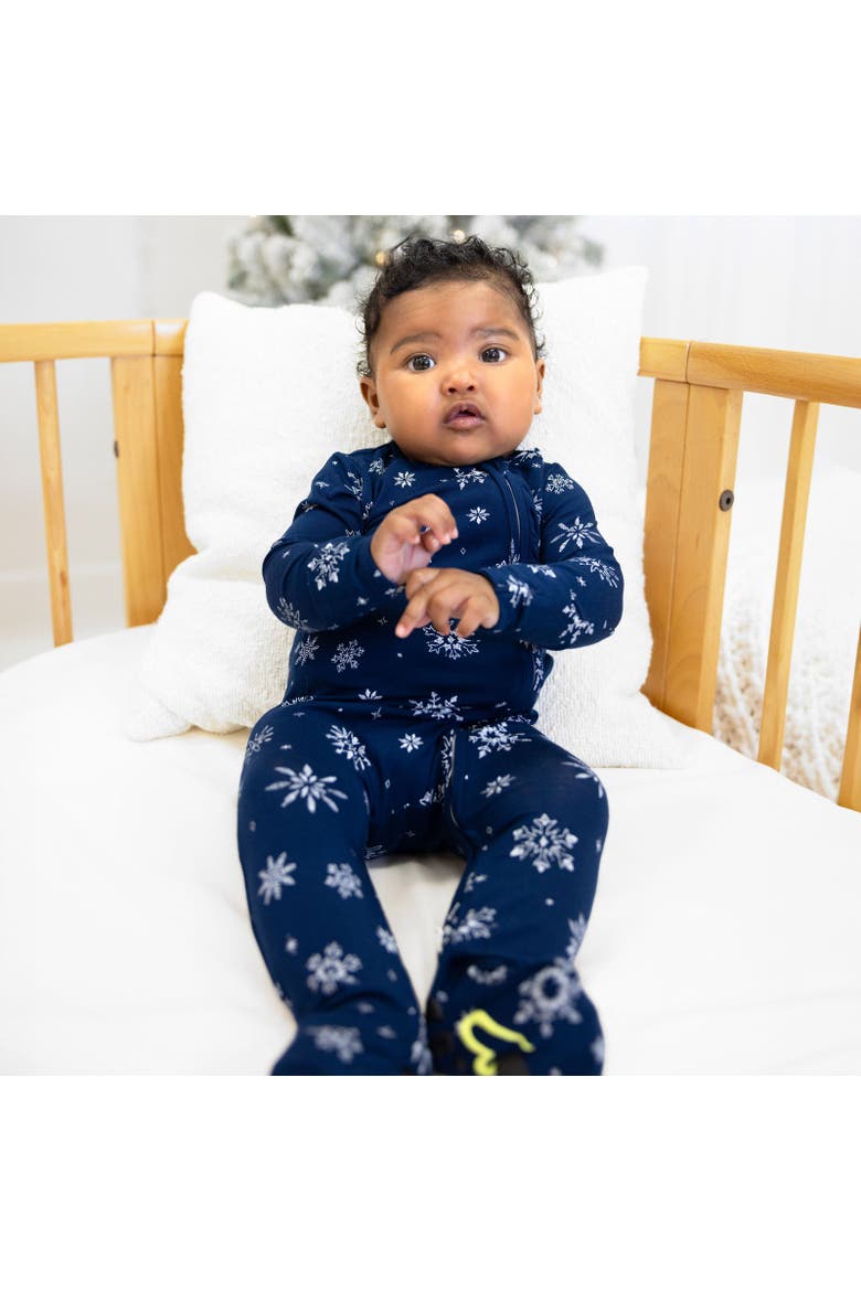 Baby Snowflake Convertible Footie, Alternate, color, Snowflake