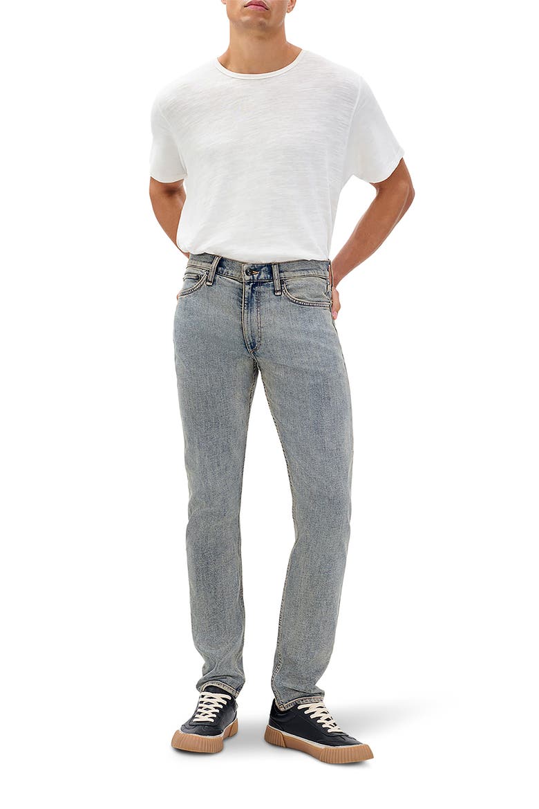 Fit 2 Authentic Stretch Slim Jeans, Alternate, color, VINYL BLUE