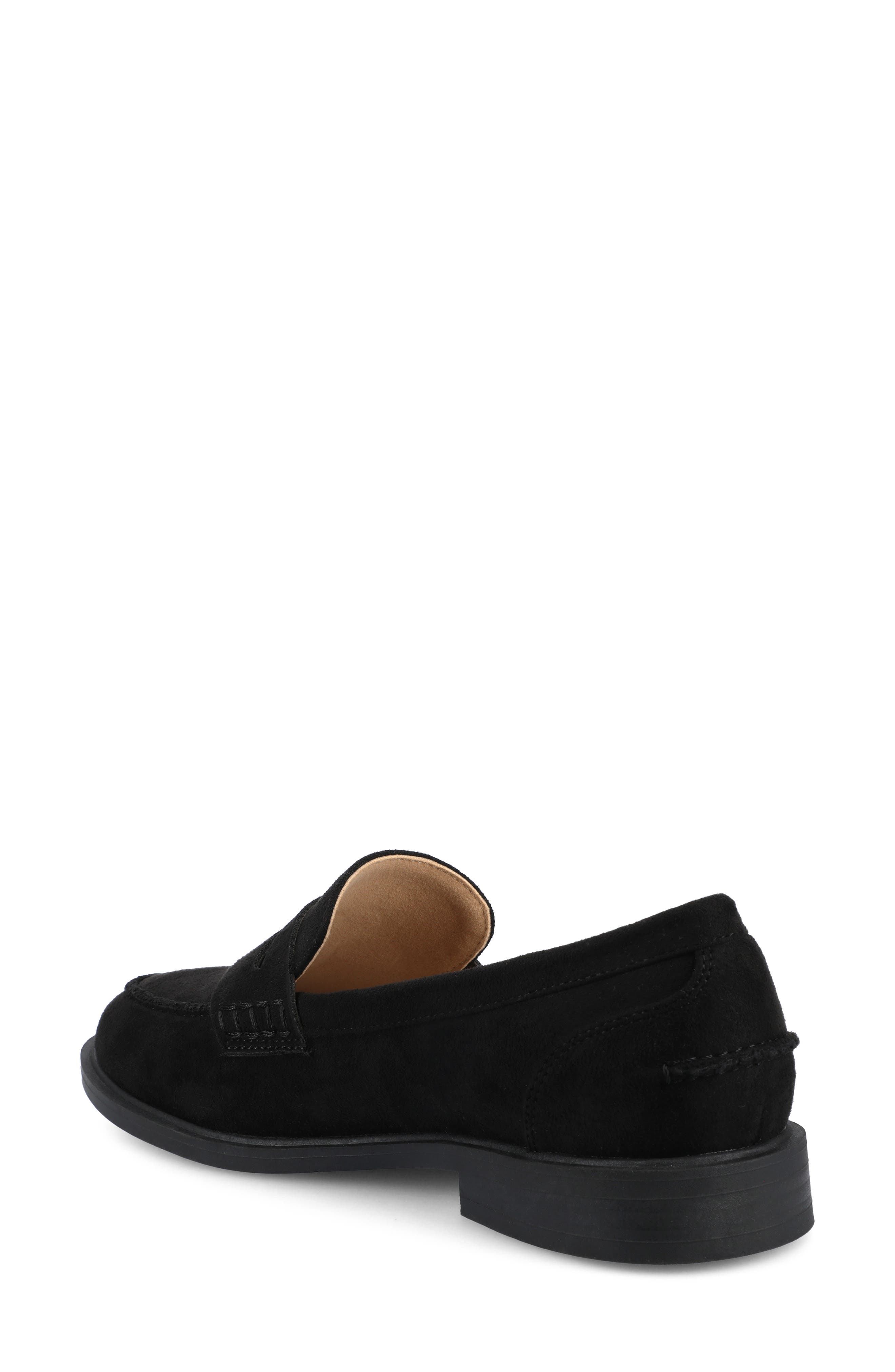 Journee Collection Brooks Penny Loafer, Alternate, color, Black