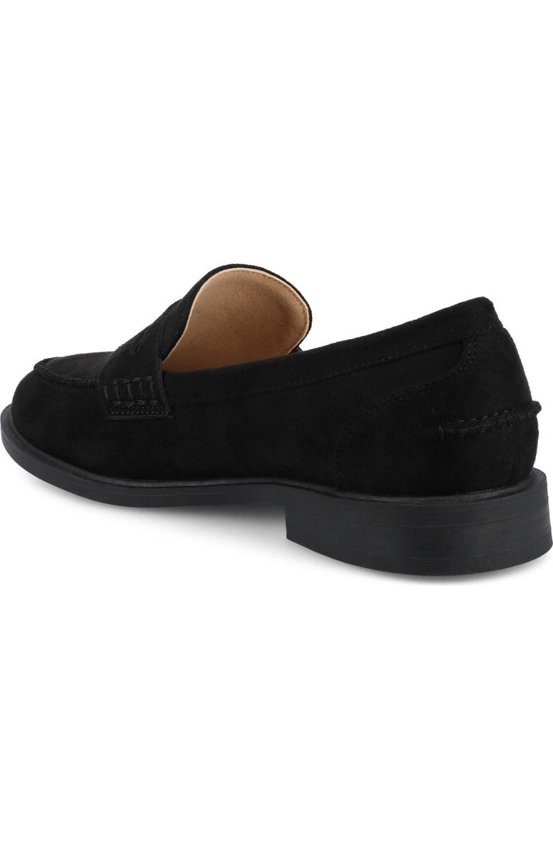 Journee Collection Brooks Penny Loafer, Alternate, color, Black