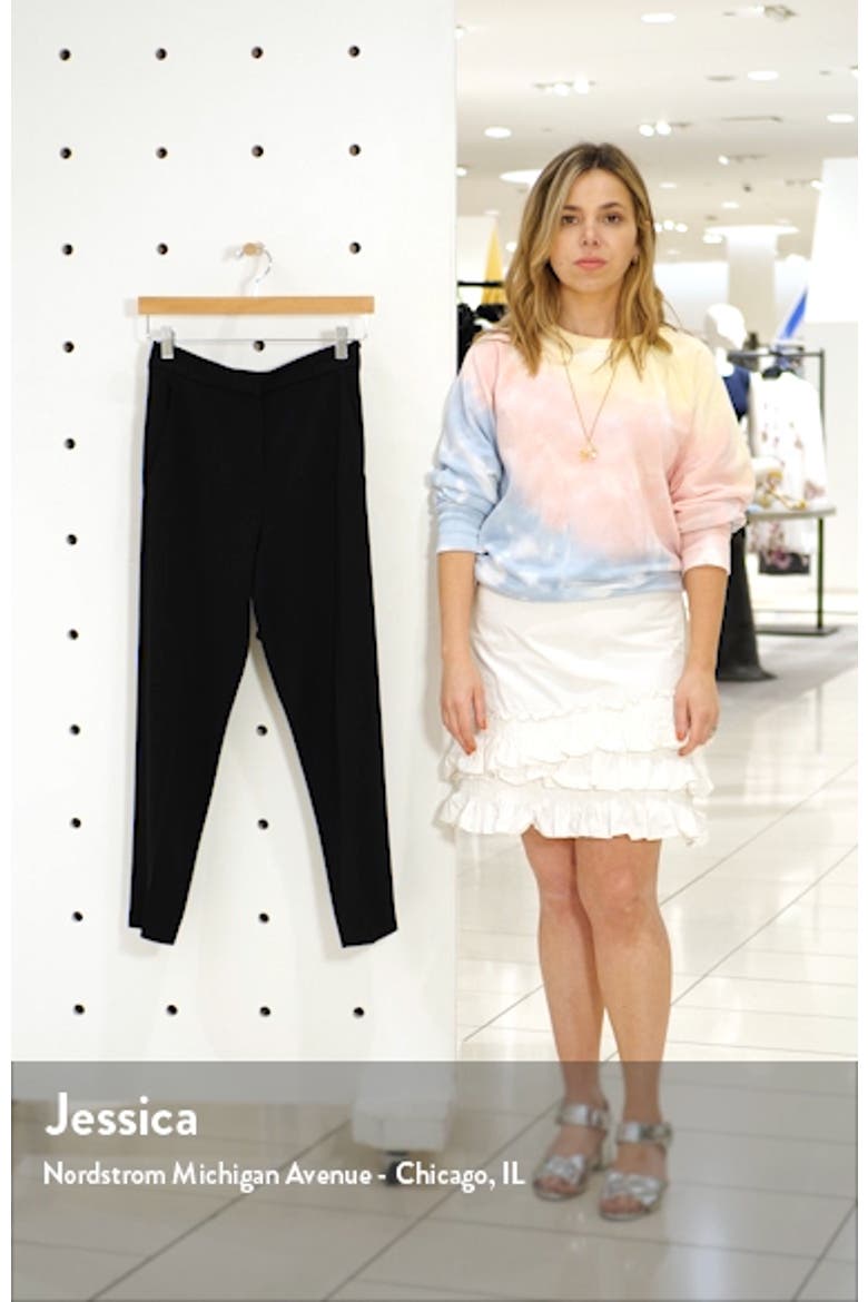 Slim Milano Knit Ankle Pants video