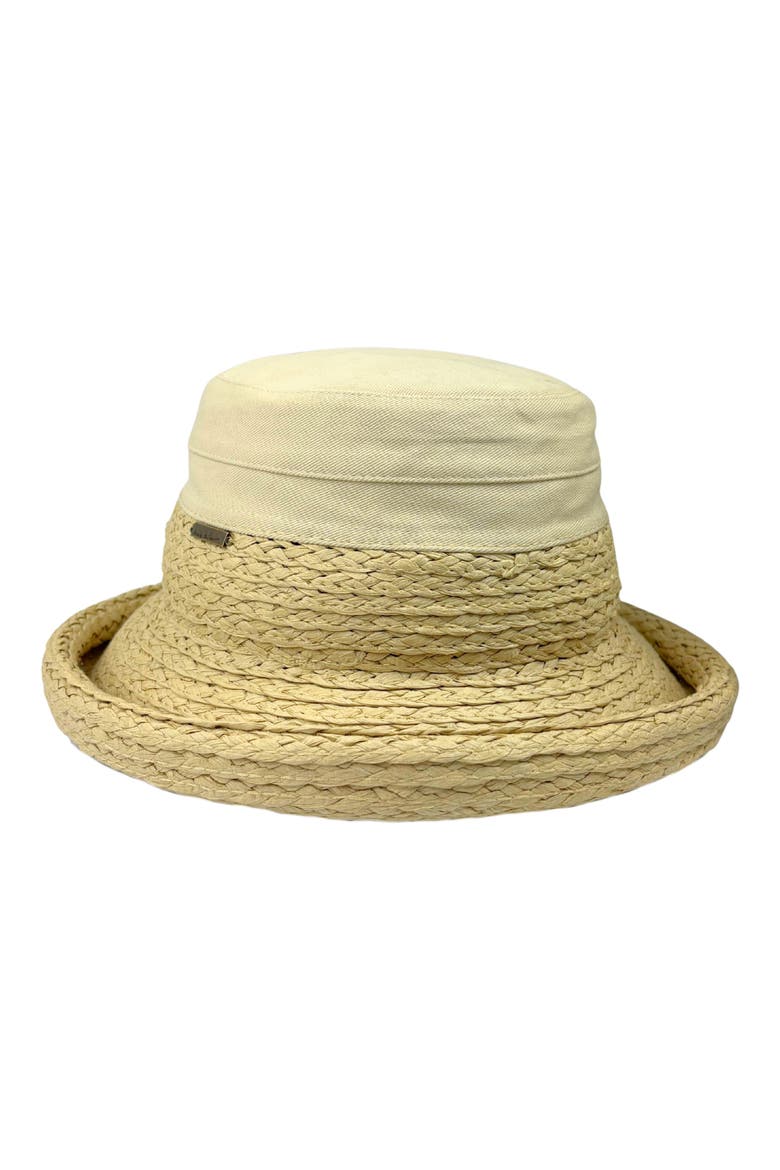 Rolled Bucket Hat, Main, color, NATURAL