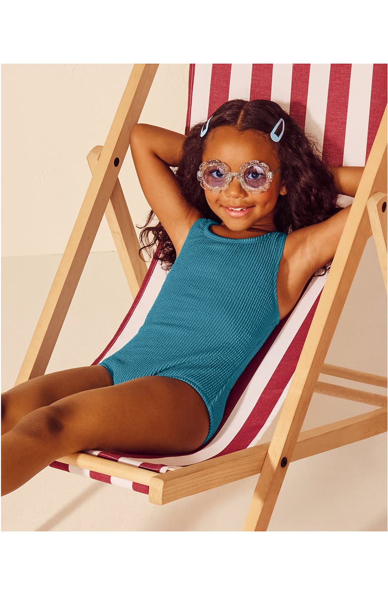 Lands' End Girls Chlorine Resistant Racerback One Piece Swimsuit, Main, color, 