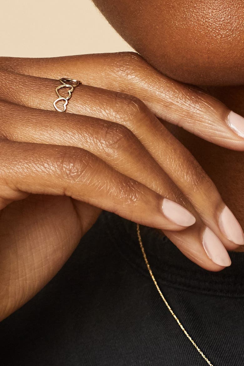 14K Yellow Gold Heart to Heart Ring, Alternate, color, Yellow Gold