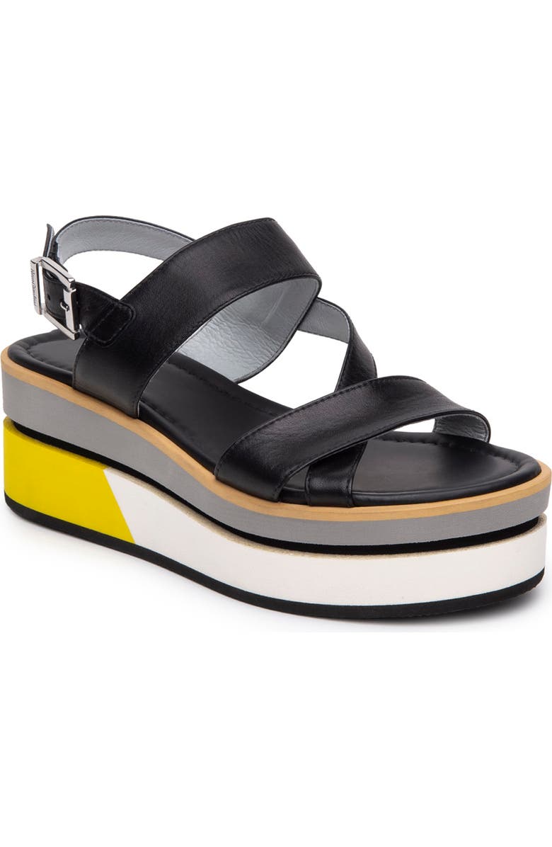 NeroGiardini Eva Platform Wedge Sandal, Main, color,