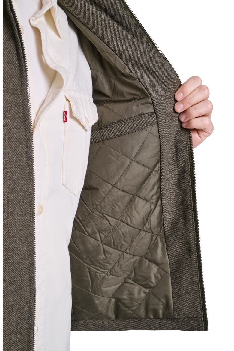 Zip Front Shacket, Alternate, color, OLIVE