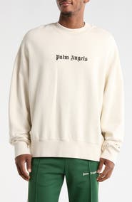 Palm Angels Logo Crewneck Sweater