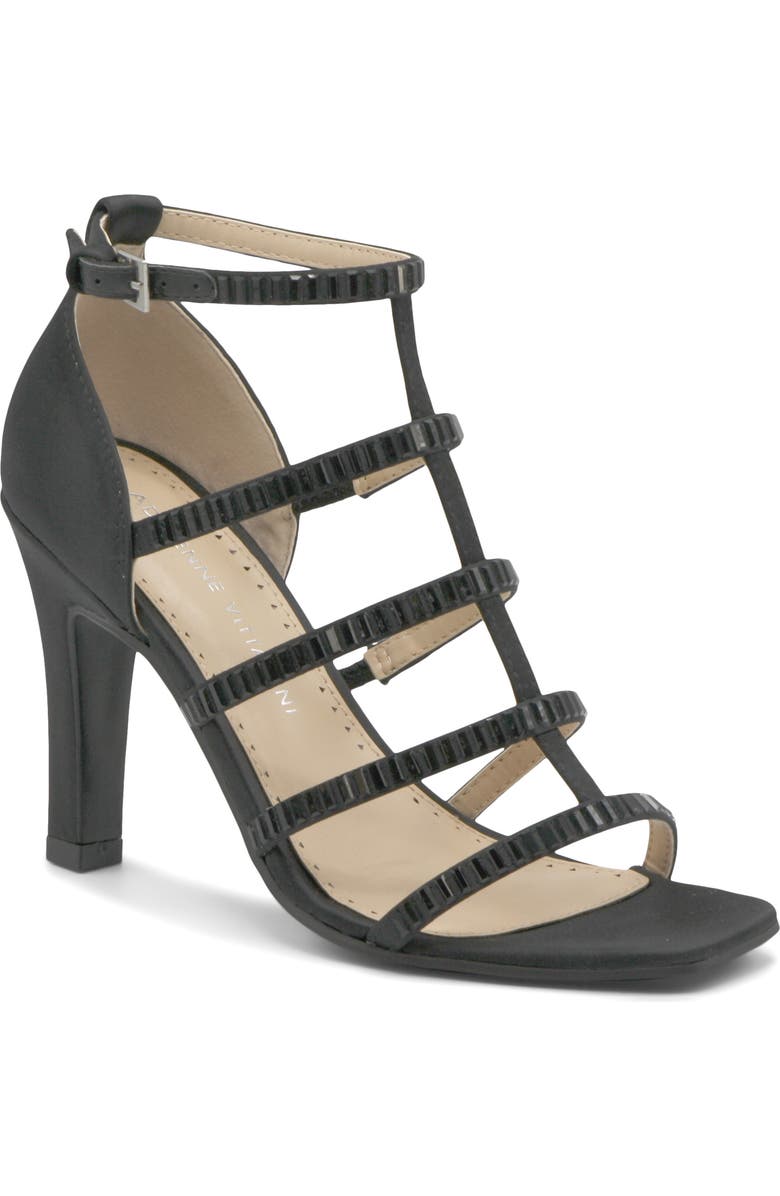Adrienne Vittadini Goldie Strappy Cage Sandal, Main, color,