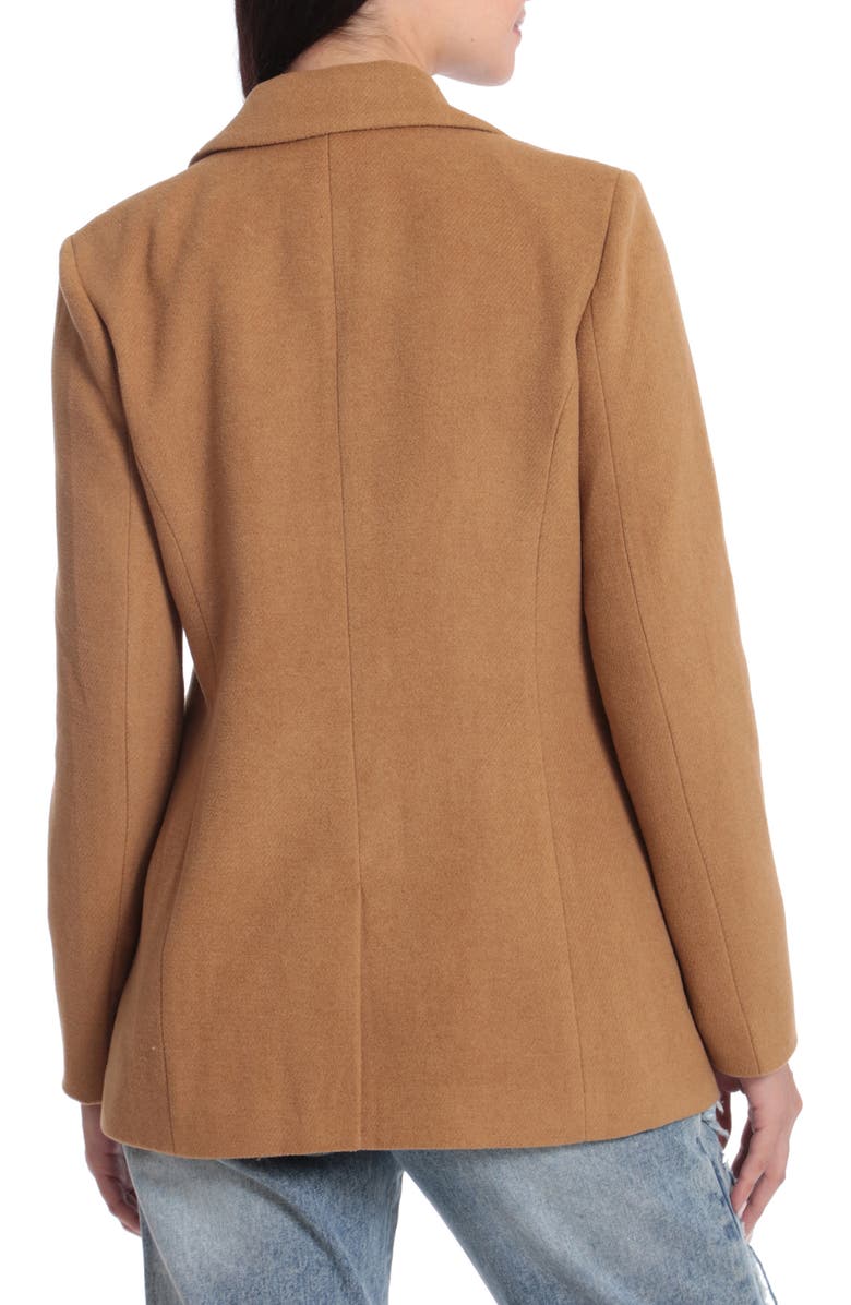 Avec Les Filles Structured One-Button Notch Lapel Blazer, Alternate, color, 