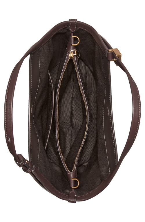 Kate Spade New York Small Deco Suede Tulip Tote In Brown