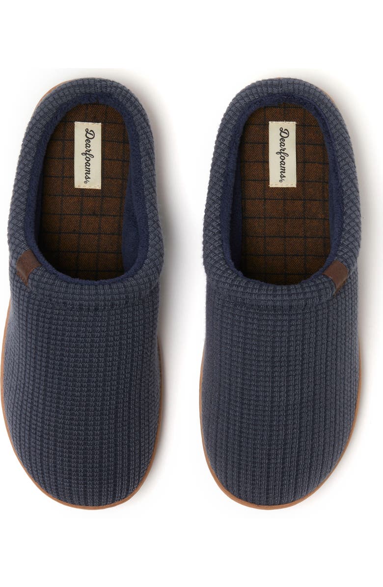 DEARFOAMS Case Casual Clog Slipper, Alternate, color, Navy