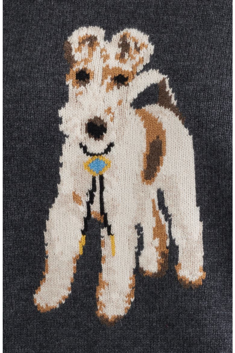 Terrier Merino Wool & Cashmere Sweater, Alternate, color, HEATHER GRAY