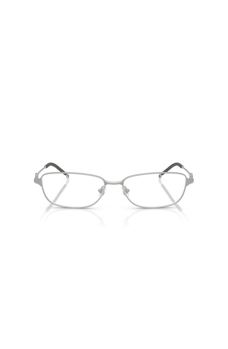 DIESEL<sup>®</sup> 56mm Rectangle optical glasses, Alternate, color, Silver